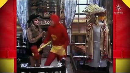 El Chapulín Colorado Resumen Capítulo 'El fantasma piel roja'