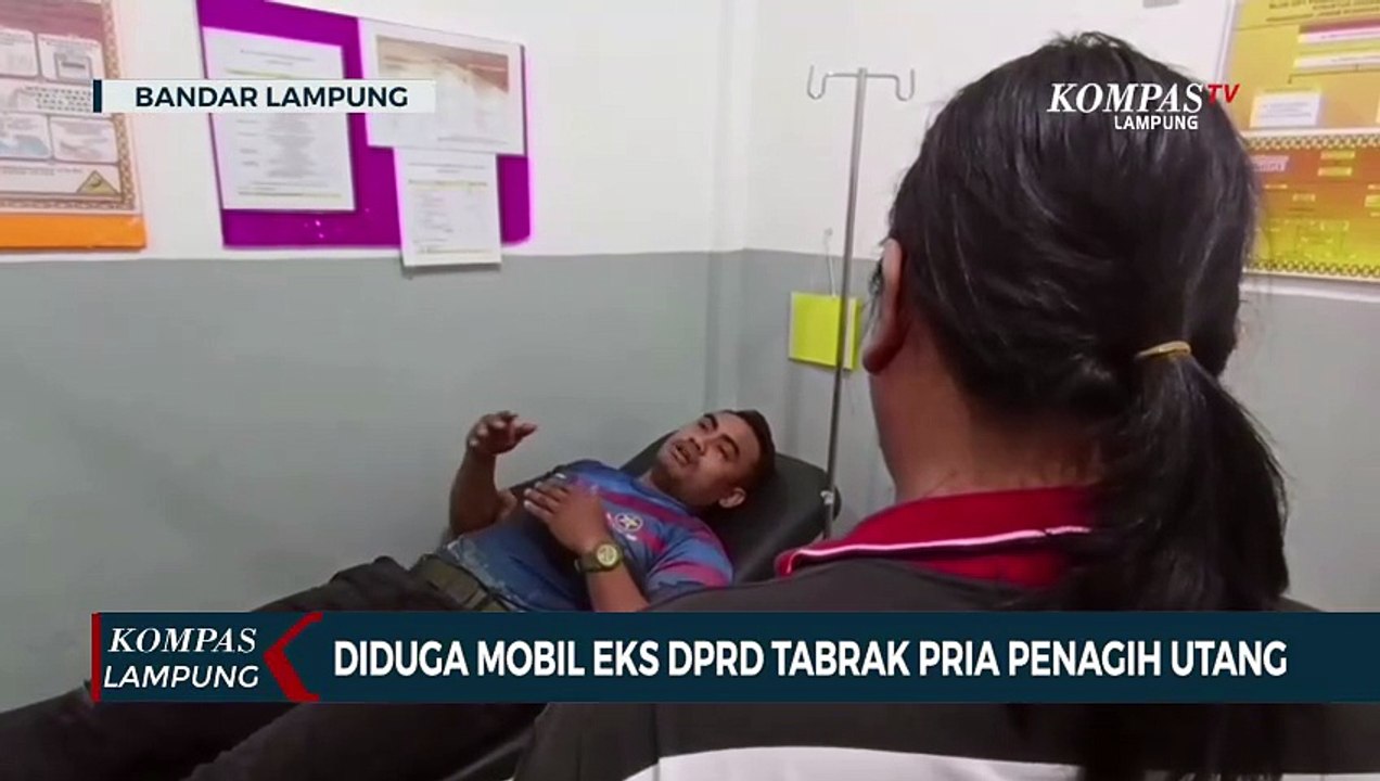 Diduga Mobil Eks DPRD Tabrak Pria Penagih Utang