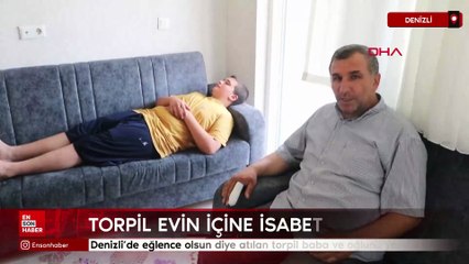 Denizli’de eğlence olsun diye atılan torpil baba ve oğlunu yaraladı