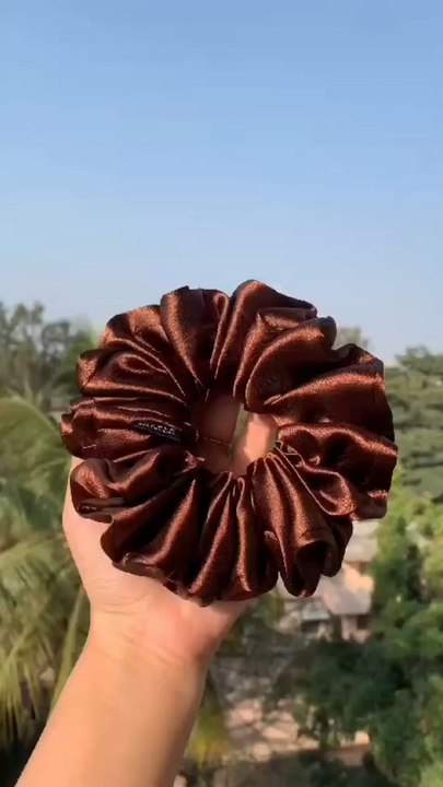 Stylish scrunchies design! 🌺 Easy DIY project that'll make your hair look even more stylishLet me know if you'd like me to add or change anything!#Scrunchies #HairAccessories   #Style #HairGoals #Hairties#Style #DIY #Trending #HairGoals  #HairCare