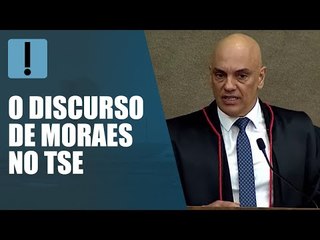 Aplaudido de pé, Moraes defende liberdade de expressão diz que voto eletrônico é “orgulho nacional”