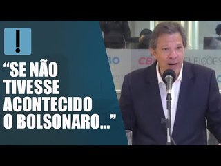 Aliança Alckmin-Lula é reação a Bolsonaro, diz Haddad