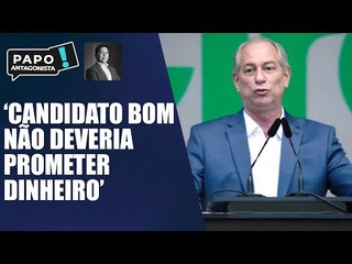 Ciro Gomes quer garantir seu programa de renda mínima na Constituição