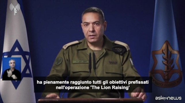 Israele avverte: nonostante tregua con Iran pericolo persiste