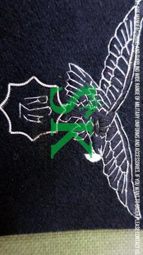 High Quality Customized Badge, Gold Bullion Wire Embroidered Badges, Garment Embroidered Patch