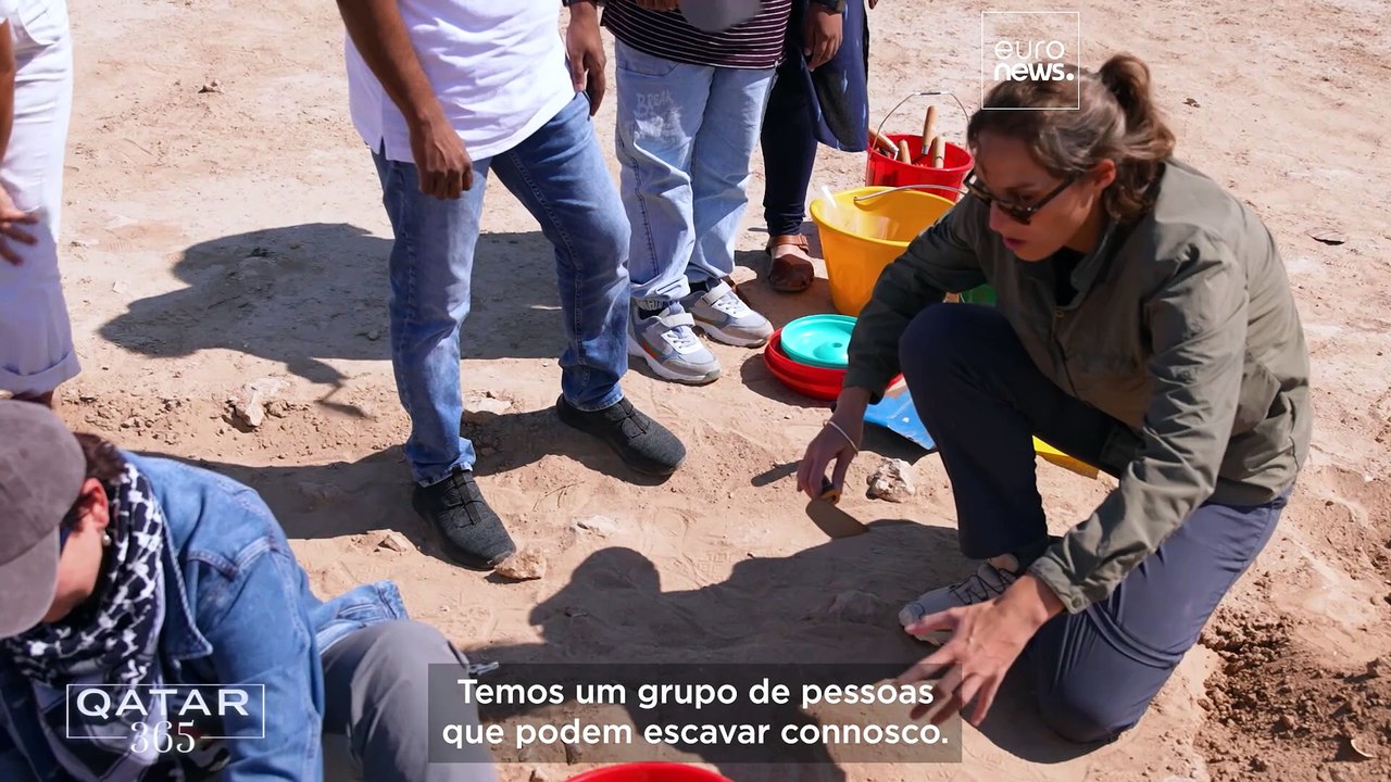 O Qatar 365 limpa o pó dos sítios arqueológicos do país, à procura de tesouros em terra e no mar