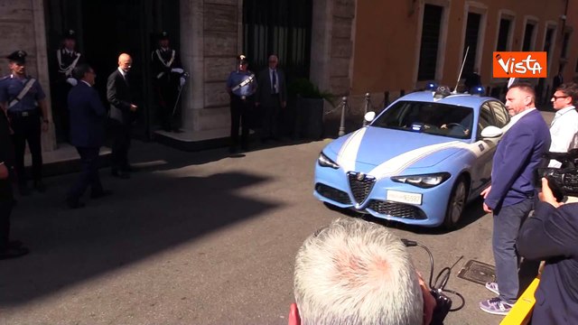 Meloni arriva in Senato per il dibattito sulle sue comunicazioni in vista del Consiglio Europeo