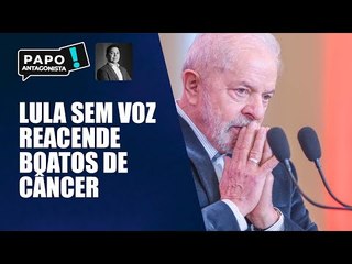 Lula evita atos públicos e poupa a voz antes do Jornal Nacional