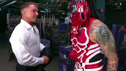 CHAD & IVY NILE BACKSTAGE , PENTA SUPERKICKS CHAD WWE RAW