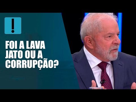 No JN, Lula volta a dizer que foi a Lava Jato que quebrou empresas no Brasil e não a corrupção