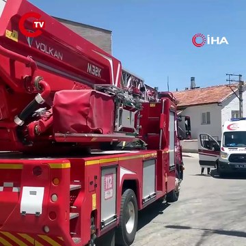 Karaman'da binadan yayılan 'koku' ekipleri harekete geçirdi