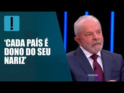Cada país é dono do seu nariz diz Lula no Jornal Nacional, sobre ditaduras de esquerda