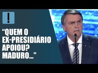 “O que vai acontecer com o Brasil se o ex-presidiário voltar para a cena do crime?”, diz Bolsonaro