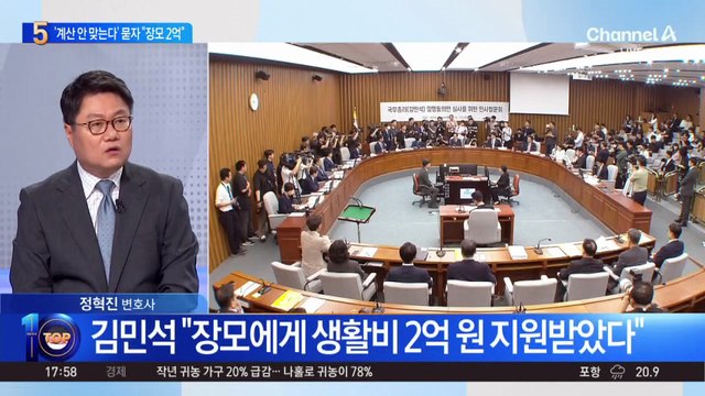 김민석 “장모에게 생활비 2억 원 지원받았다”