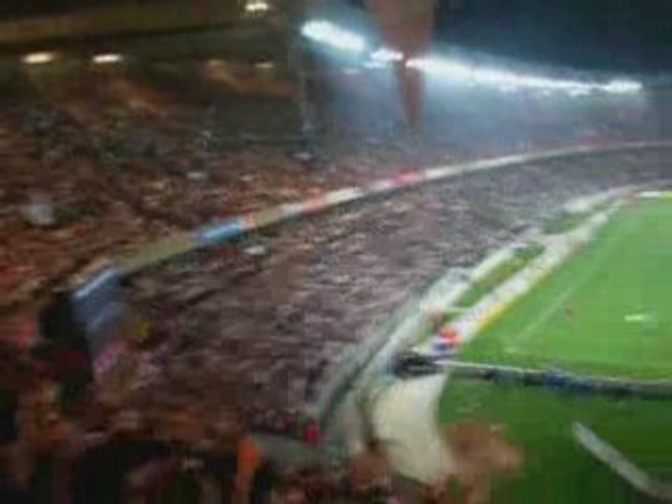 Derniere au Parc de Pauleta vu du Virage Auteuil