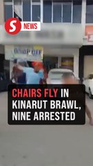 Nine arrested over brawl at Kinarut restaurant