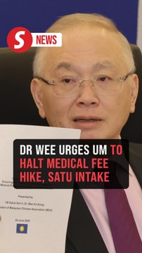 Postpone Satu intake, suspend planned medical tuition fee hike, Dr Wee urges UM