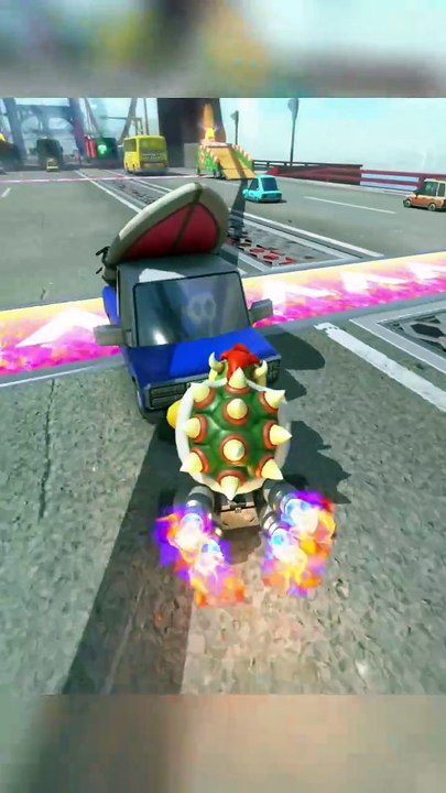 embouteillage dans mario kart world