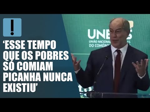 “Memória mentirosa”, diz Ciro Gomes, sobre picanha e cerveja de Lula