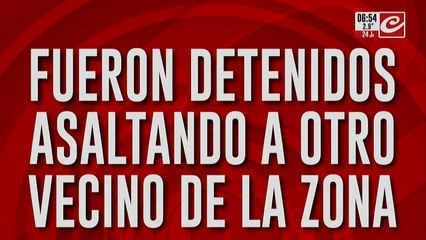 La golpearon salvajemente para robarle y los detuvieron cuando le robaban a otro sujeto