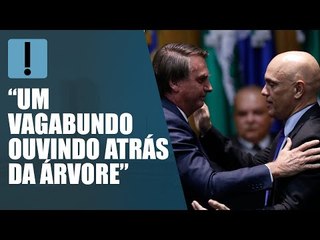 Jair Bolsonaro ataca Moraes e diz que autor de decisão contra empresários é “vagabundo”