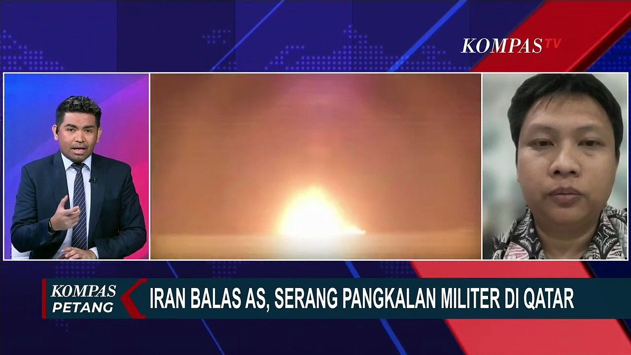 [FULL] Iran Serang Pangkalan Militer AS di Qatar, Analis Pertahanan: Kekuatan Iran Belum Habis