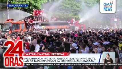 Pagkahimatay ng ilan, gulo at basagan ng bote, ilan sa nasumpungan sa limitado nang basaan | 24 Oras
