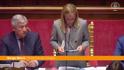 Meloni "In Iran situazione complicata, ma fiduciosi su tregua"