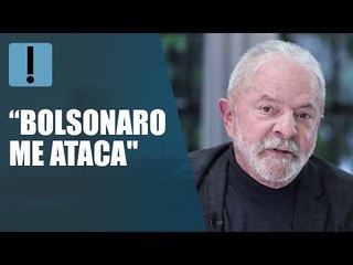 Lula se vitimiza: "Ao invés de discutir os problemas do Brasil, Bolsonaro me ataca"