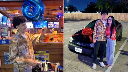 Single Mom Who Drove Son To School Every Day Cries When She Surprises Him With First-Ever Car | Happily TV