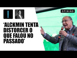 Claudio Dantas: "Alckmin deveria ter vergonha"