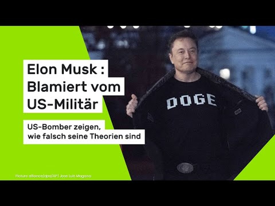 Elon Musk : Blamiert vom US-Militär – US-Bomber zeigen, wie falsch seine Theorien sind