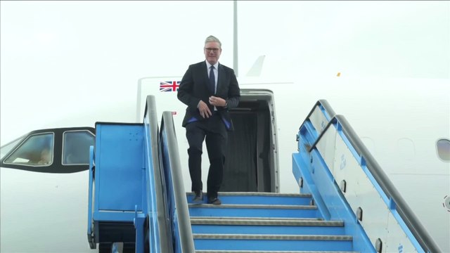UK PM Starmer arrives in Amsterdam for NATO summit
