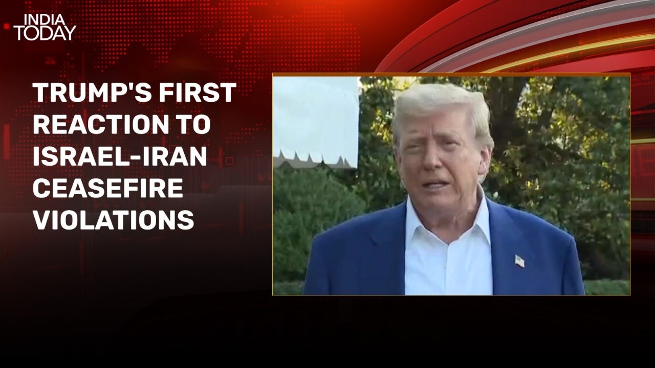 'Do not drop those bombs': Trump warns Israel after ceasefire violation