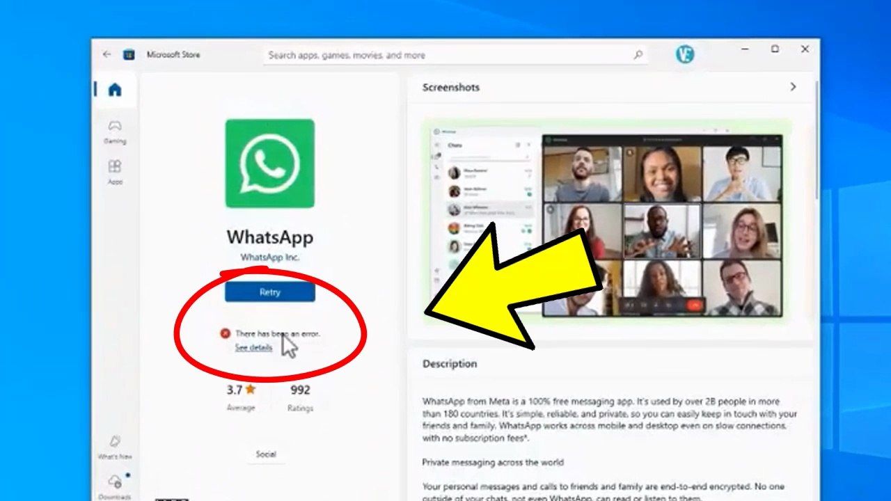 How do i Fix "There has been an error During Install Apps from Microsoft Store" in Windows 11 / 10 ✔️