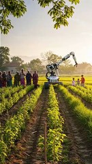 AI Robot Planting Trees 🌳🤖 | Green Future with AI | Everyday with AI