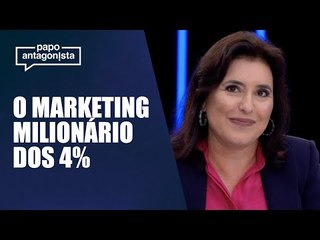 Simone Tebet já gastou 14,5 milhões em seu marketing