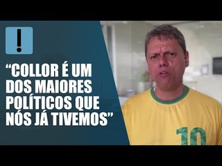 Tarcísio de Freitas: “Collor é um dos maiores políticos que nós já tivemos”