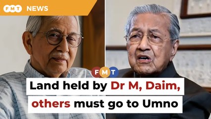 Land held by Dr M, Daim, others must be handed to Umno, court rules