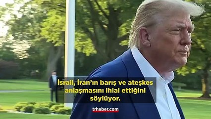 Trump'tan İsrail'e sert mesaj: Pilotlarınızı hemen geri çekin