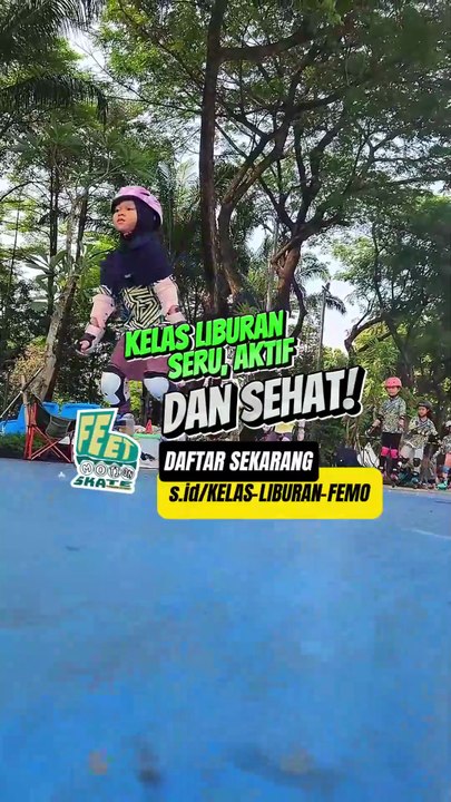 🛼 Moms, lagi cari kegiatan seru buat liburan Sekolah anak?  #inlineskate #sepaturoda #aktivitasanak