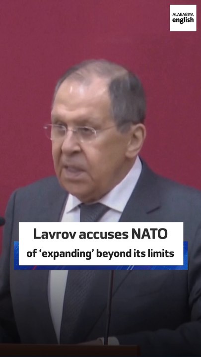 Lavrov accuses NATO of 'expanding' beyond its limits