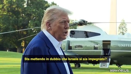Trump: Israele e Iran non sanno cosa c***o stanno facendo