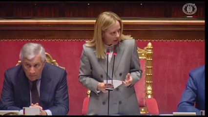 Meloni in Senato: "Non rispondo alle provocazioni, non è il momento"
