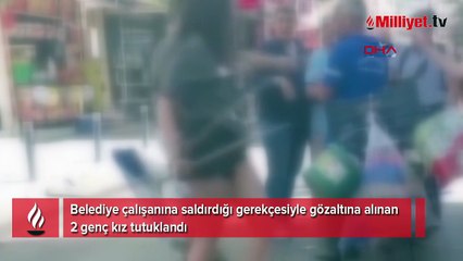 İzmir'de 2 kadından belediyle çalışanına temizlik fırçasıyla darp