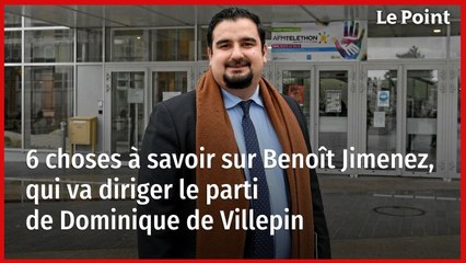 6 choses à savoir sur Benoît Jimenez, qui va diriger le parti de Dominique de Villepin