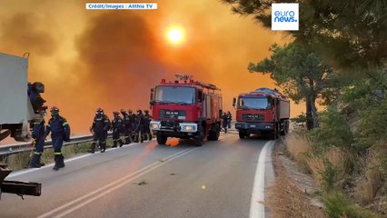 Incendie à Chios : troisième jour de lutte contre les flammes
