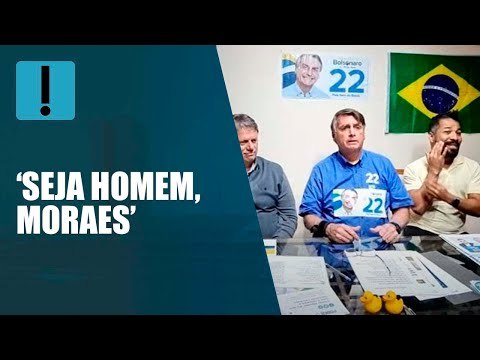 Jair Bolsonaro sobe o tom contra Alexandre de Moraes, a quatro dias das eleições