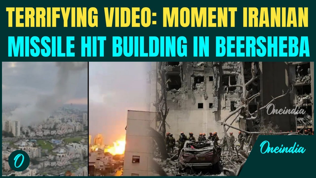 Iranian Missile BLASTS Through Beersheba; SHOCKING VIDEO Shows Explosion as Missile Hit Building