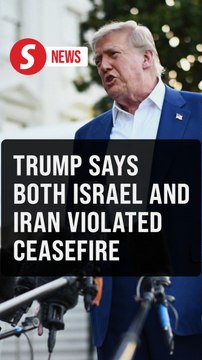 Trump slams Israel, Iran for violating ceasefire hours after deal